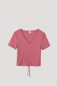 Knitted Ruched Top