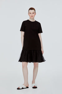 Gathered Flare A-Dress