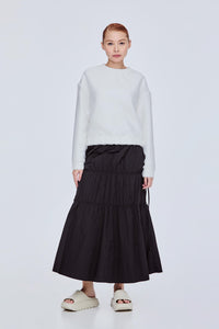 Graphic Organza Sweatshirt