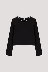 Contrast Boxy Long Tee