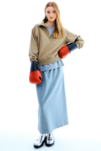 Elasticated Drawstring Skirt