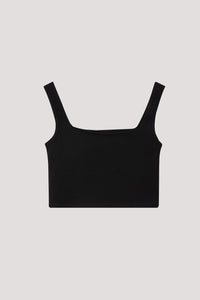Square Neck Crop Tank Top