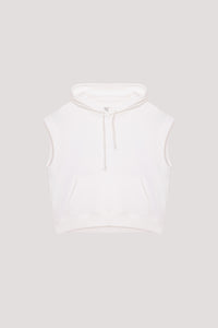 Hooded Sleeveless Sweatshirt