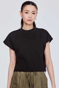 Side Zip Boxy Top