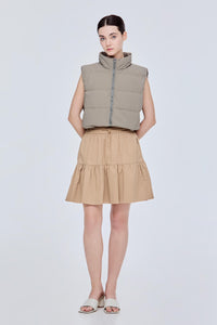 Padded Cropped Vest