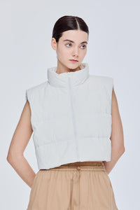 Padded Cropped Vest