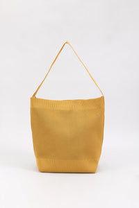 Mesh Knit Bucket Shoulder Bag