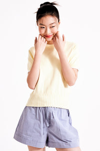 Cropped Knit Top