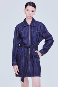 Mini Denim Shirt Dress