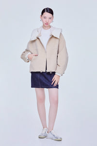 Fleece Puffer Outer Jacket