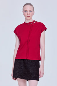 Wraparound Neck Tie Top