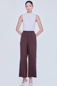 Wide Leg Sheen Trousers