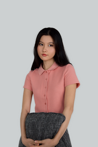 Button Down Waffle Top