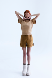 Vest With Shoulder Buttons Detail