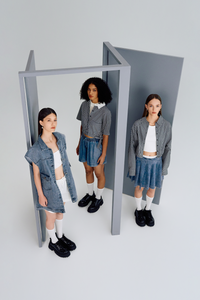 Pleated Mini Skirt