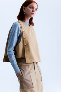 Asymmetrical Hem Vest