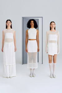 Versatile Open Knit Shift Dress