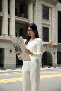 Drapey Straight Cut Pants