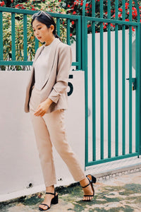 Scrunchy Sleeves Blazer