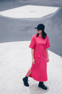 Basic Pockets Straight Cut Dress