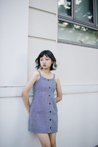 Button Down A-Line Dress