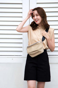 Shoulder Padded Jersey Top