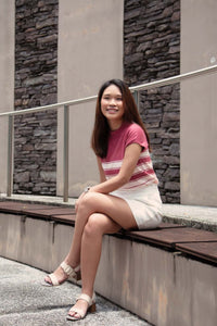 Contrast Magyar Knit Top