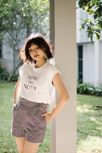 Belted High Waist Shorts