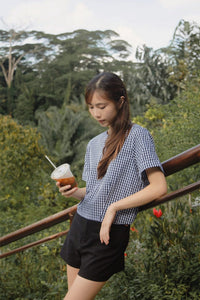 Boxy Pleat Top