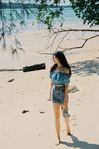 Raglan Puff Sleeve Blouse
