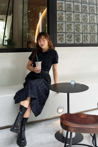 Plaid A-Line Dress