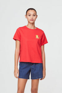 Contrasting Logo Graphic Tee