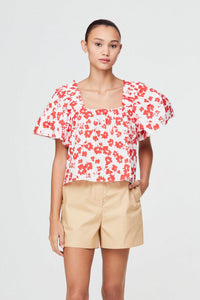 red floral