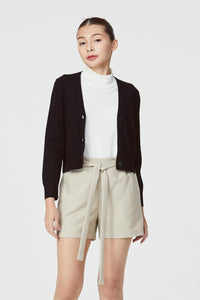V-Neck Knitted Cardigan