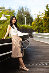 Pattern Rib Knit Top