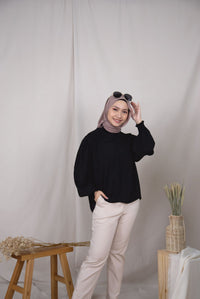 Smocked Shoulder Blouse