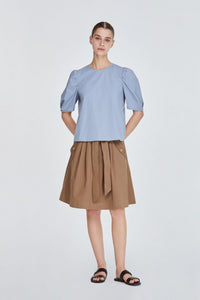 Basic Puff Sleeve Blouse