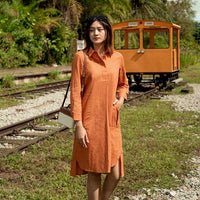 Collared Shift Dress