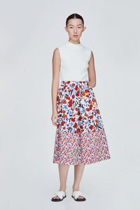red floral