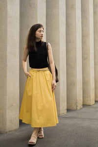 Classic Midi A-Line Skirt