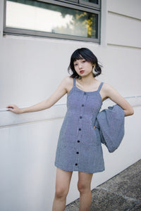 Button Down A-Line Dress