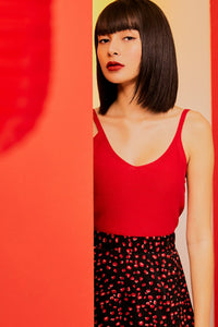 U-Neck Knit Top