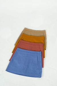Basic PU Skorts