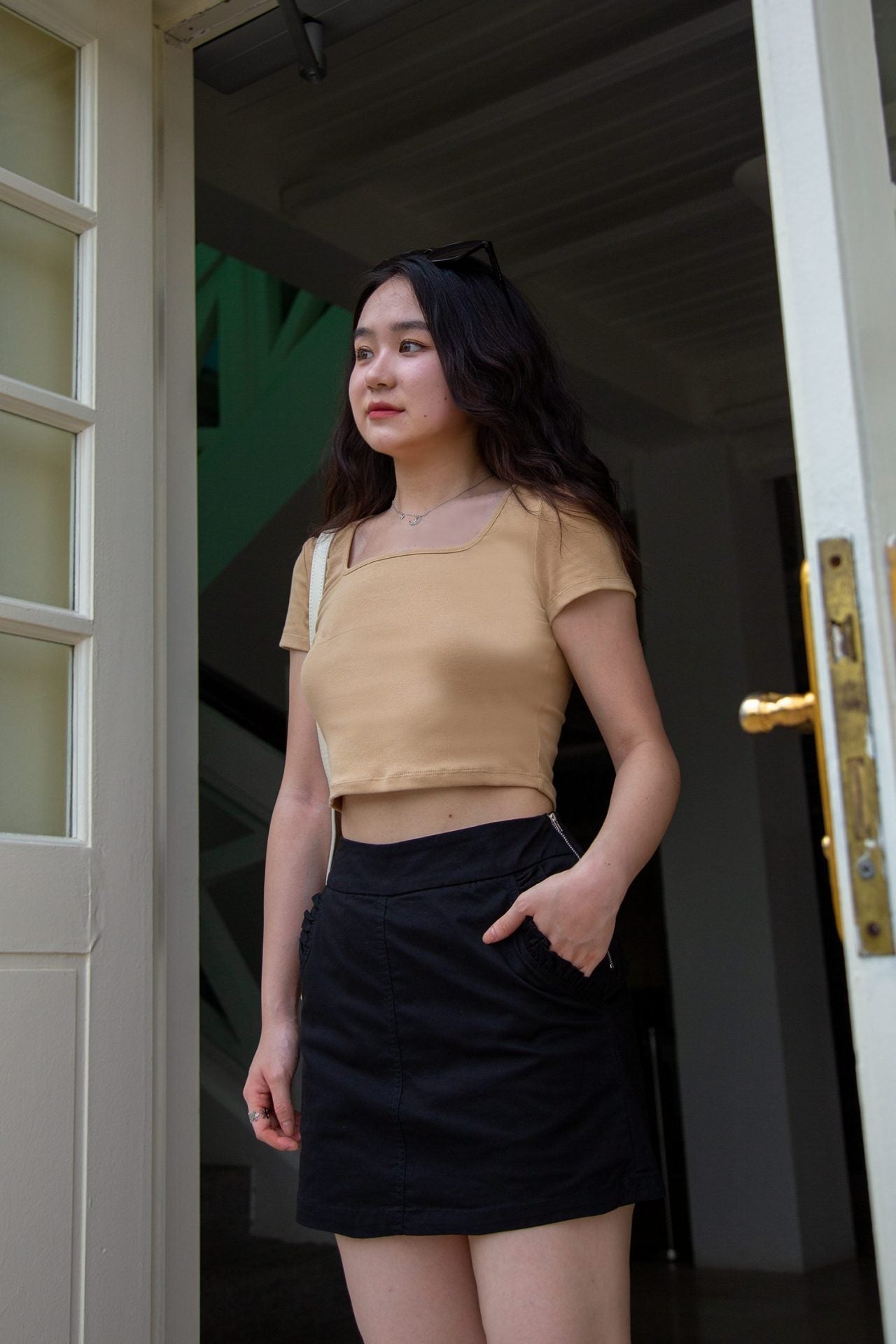 Ruffle Pocket Skorts