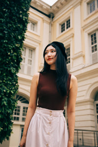 Buttondown A-Line Skirt