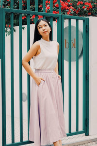 Highneck Knit Tank Top