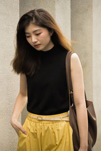 Highneck Knit Tank Top
