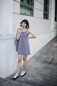 Button Down A-Line Dress