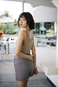 Belted High Waist Shorts