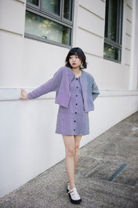 Button Down A-Line Dress